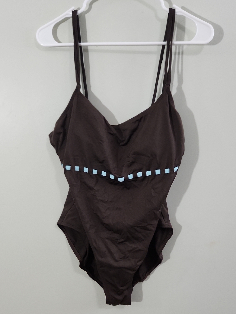 Merona Swimsuit with Light Blue Trim